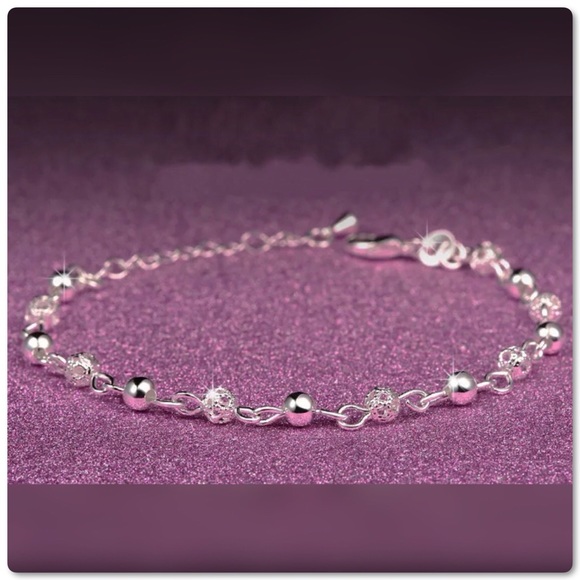 Pretty Girl Swag Jewelry Jewelry - ♨️SALE Silver Scrub Shiny Ball Link Bracelet Pretty Girl Swag Jewelry Jewelry - ♨️SALE Silver Scrub Shiny Ball Link Bracelet